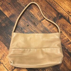 Vintage Bruno Rossi Leather Shoulder Bag made in Florence, Italy
